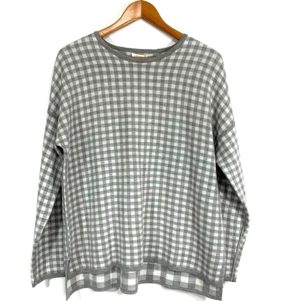 [J. Jill] Reversible Checkered Tunic